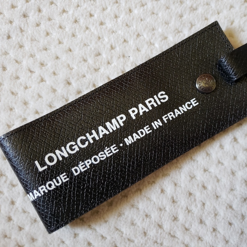 Rare Longchamp X Shayne Oliver Hiatus Luggage Tag Gem